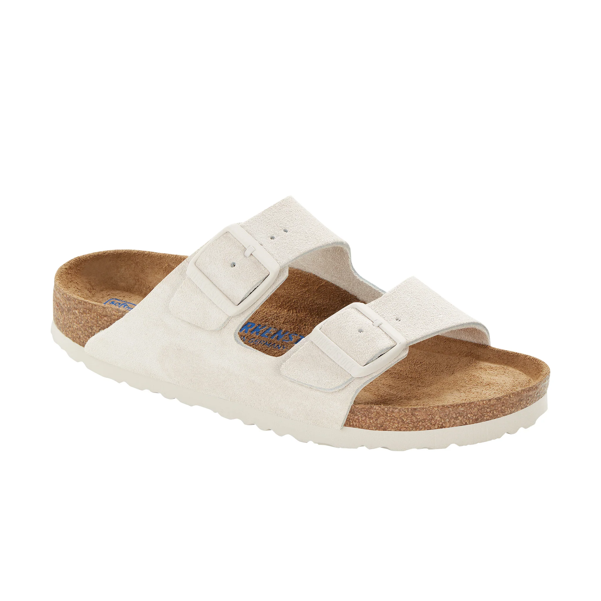 Arizona Antique White Suede Leather SFB