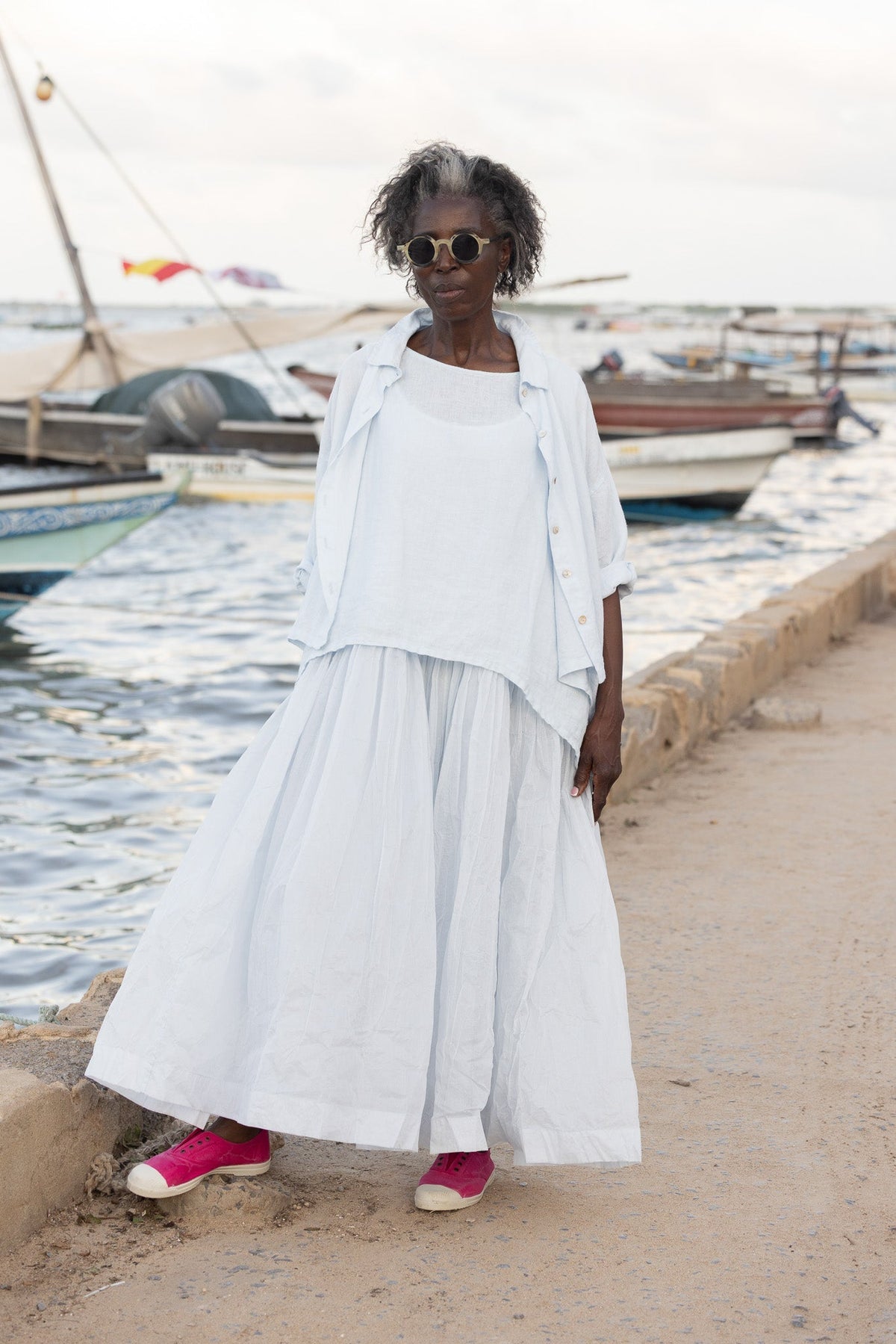 MOYO SHIRT - LINEN - ice