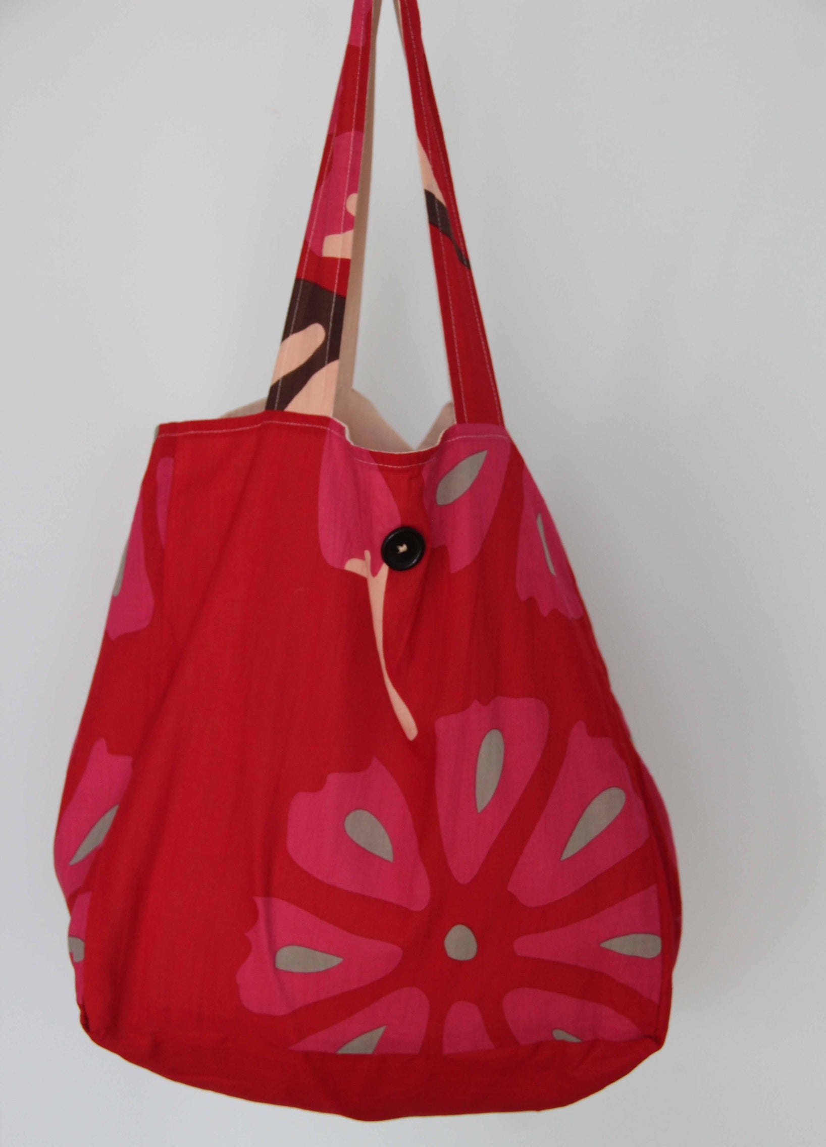 Ecuador Red Upcycling Cotton Tote
