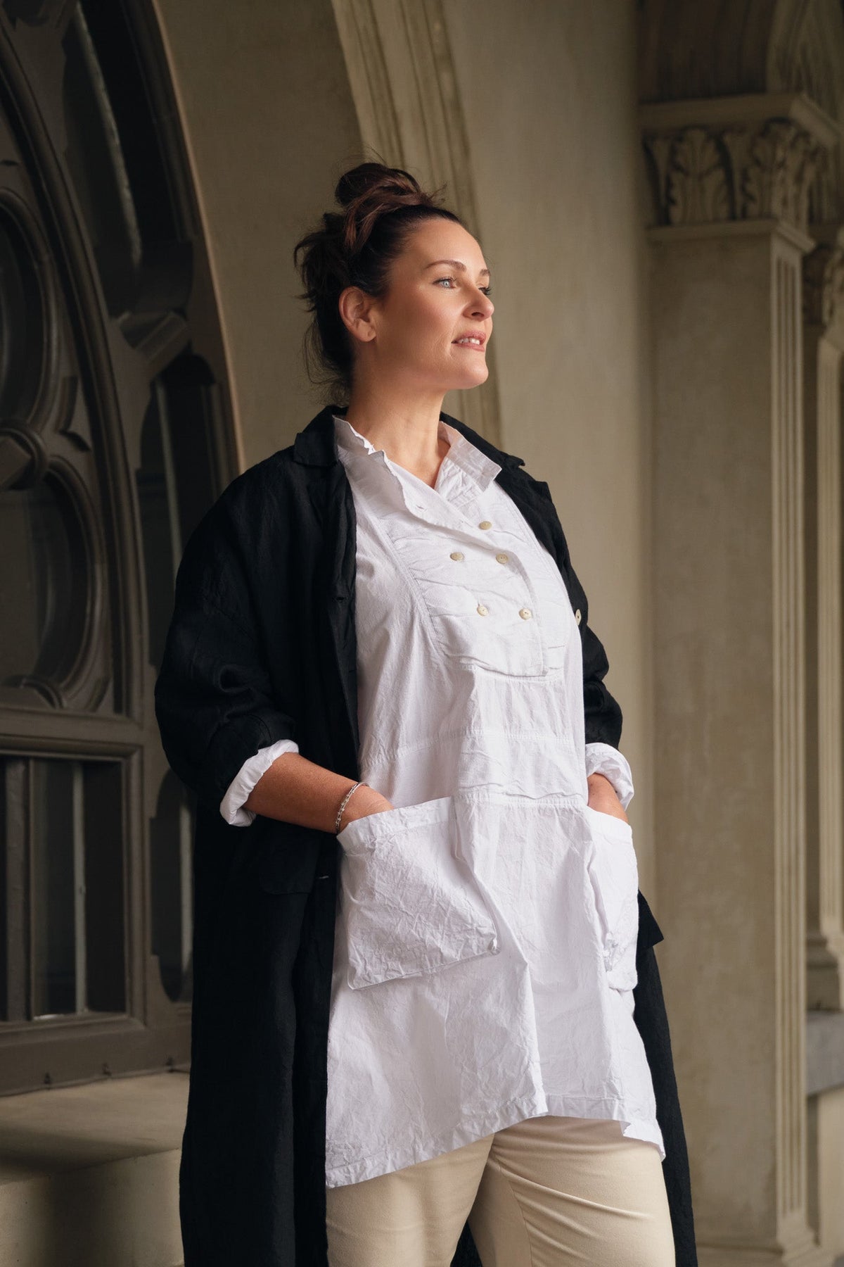 Ratatouille Shirt - Cotton Poplin white