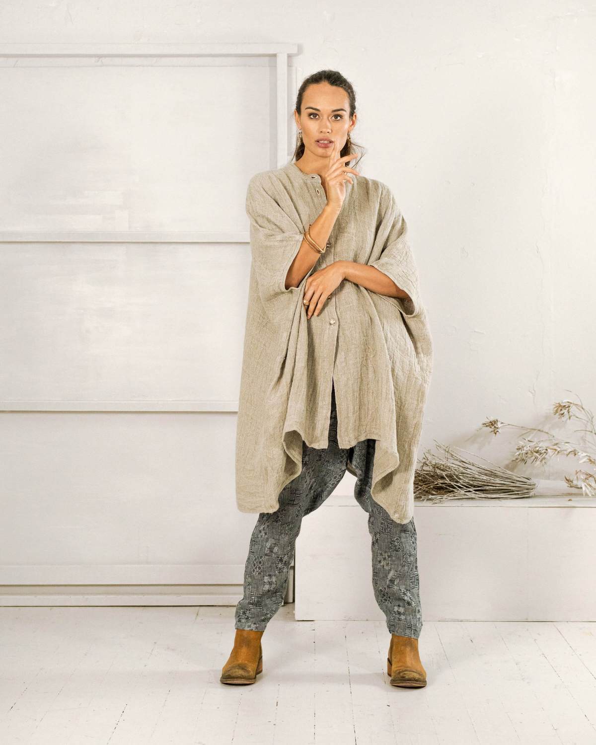 Pre-loved La Bottega Di Brunella jacket - Natural
