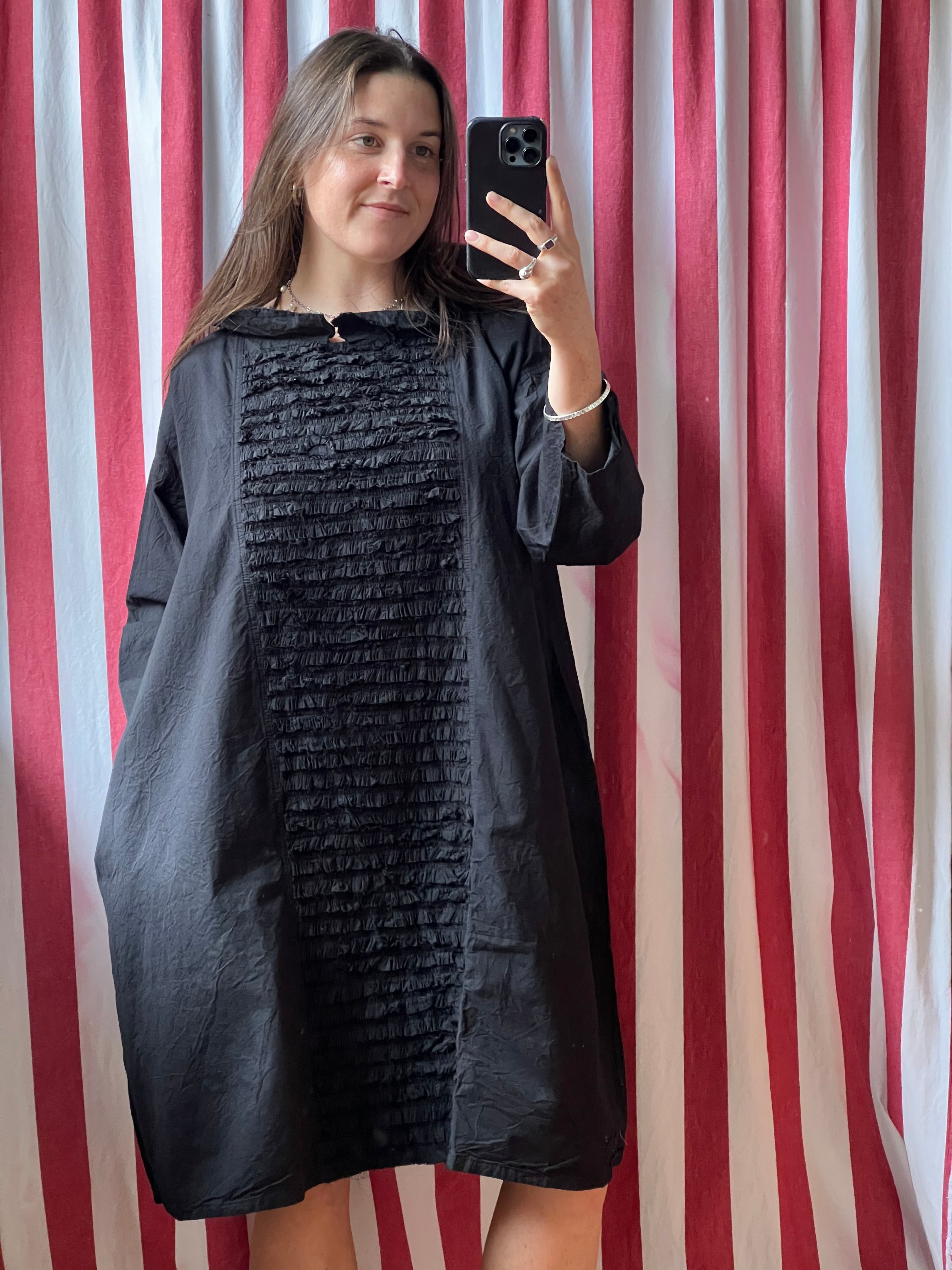 Salem Dress - Cotton Twill - Black