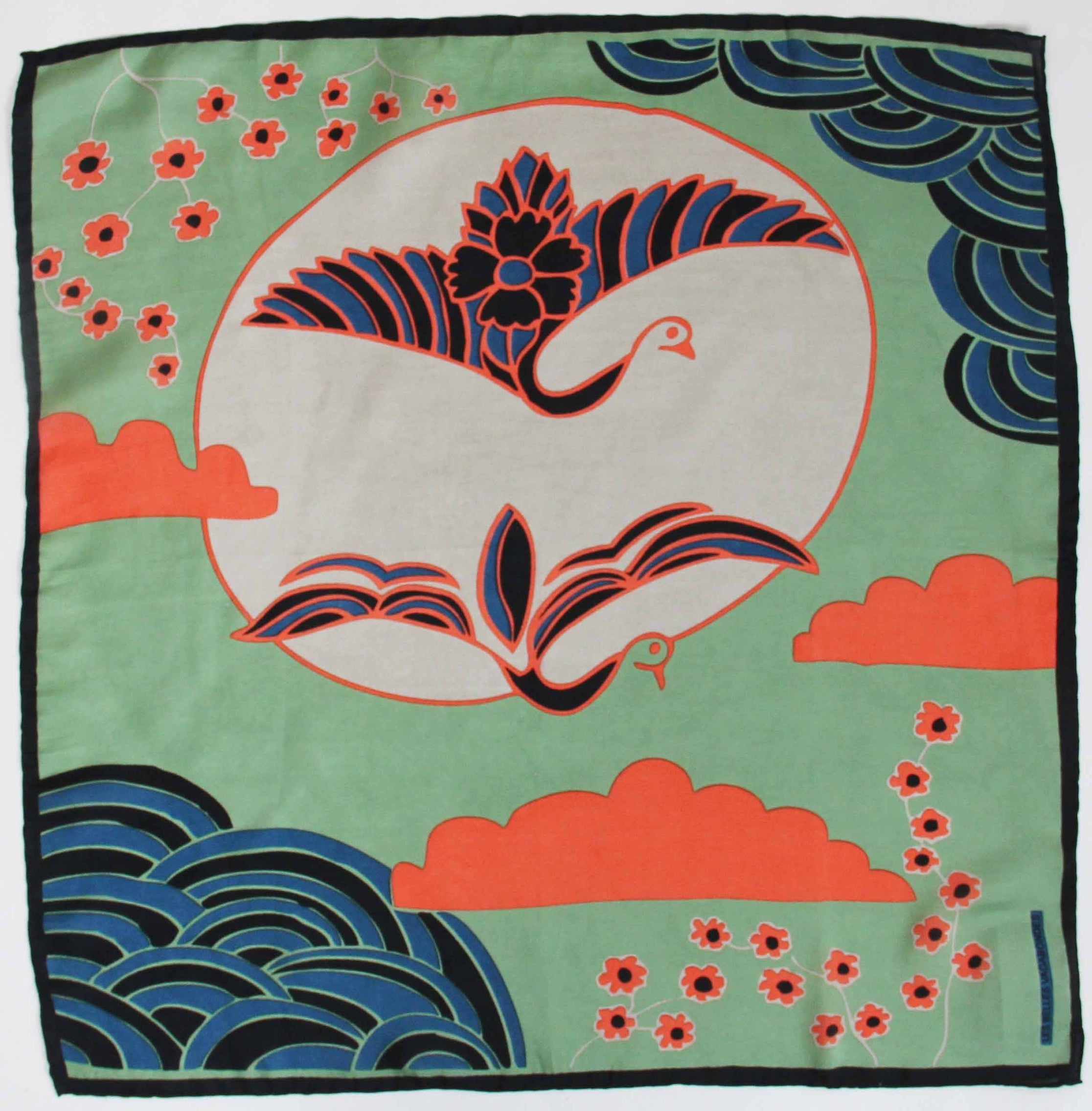 Silk scarf - Agami Coral