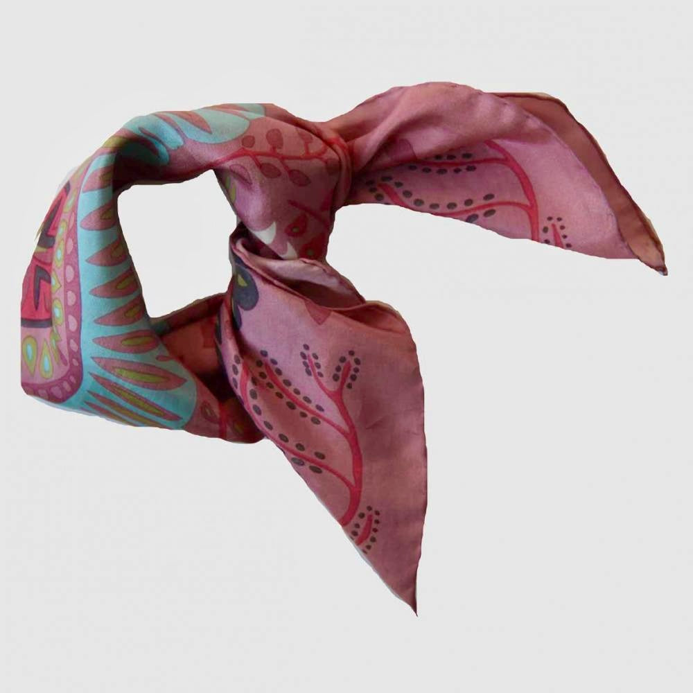 Silk scarf - Marushka Pink Pink