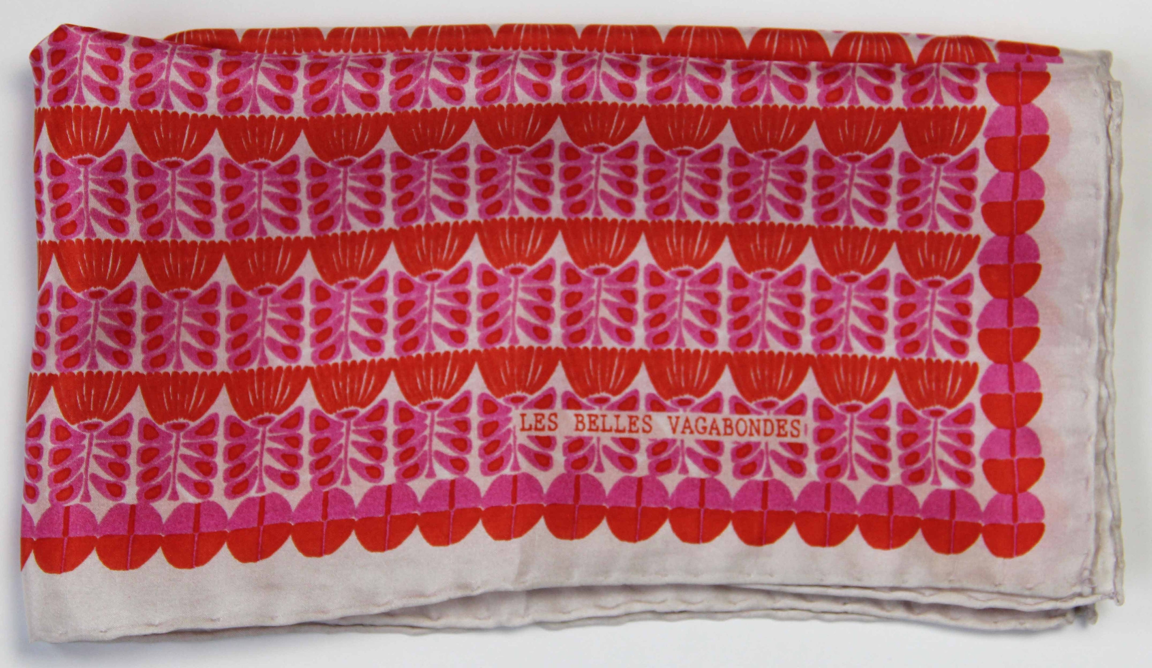Silk scarf - Oslo Fuchsia
