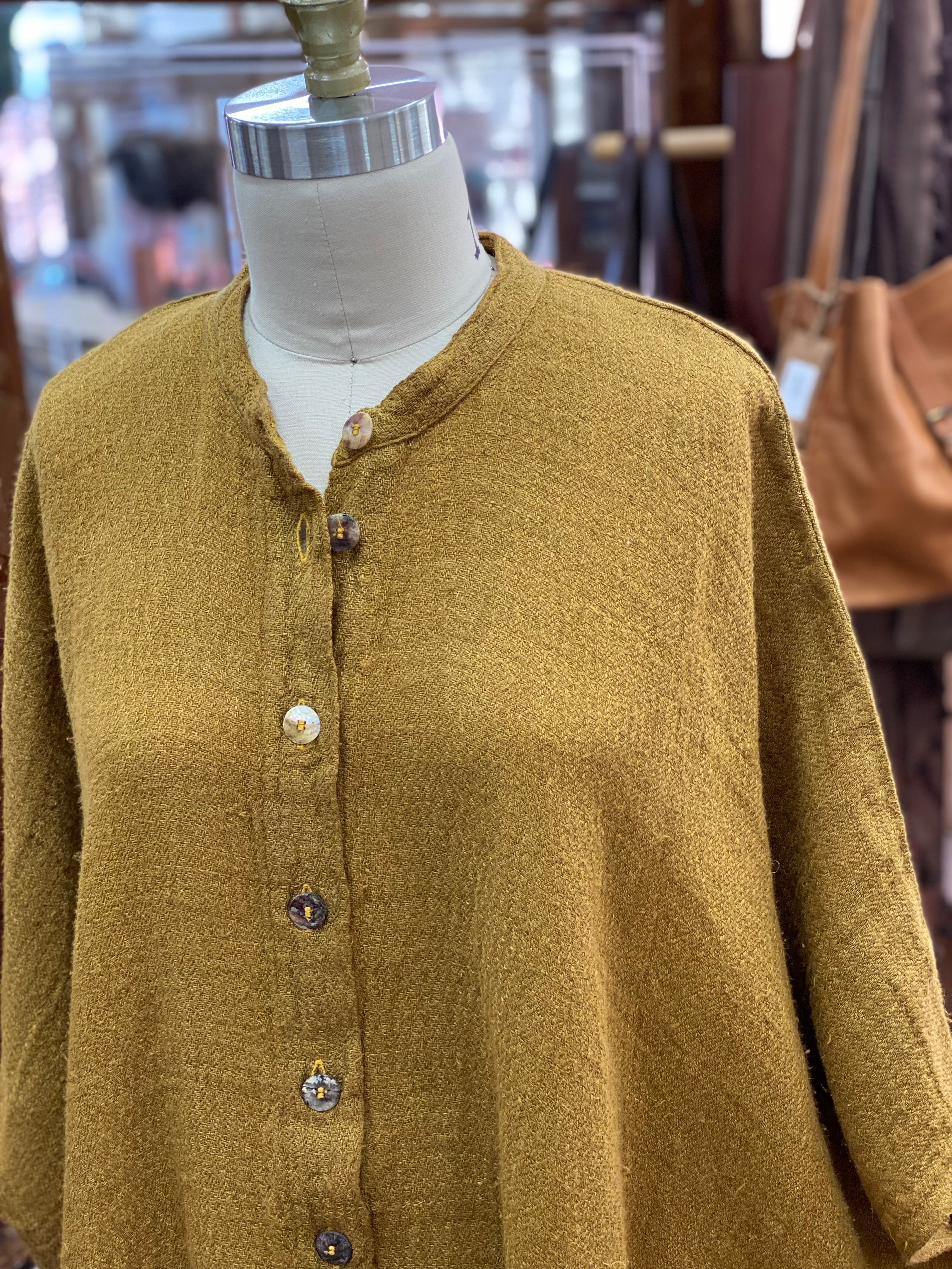Pre-loved La Bottega Di Brunella jacket - Mustard