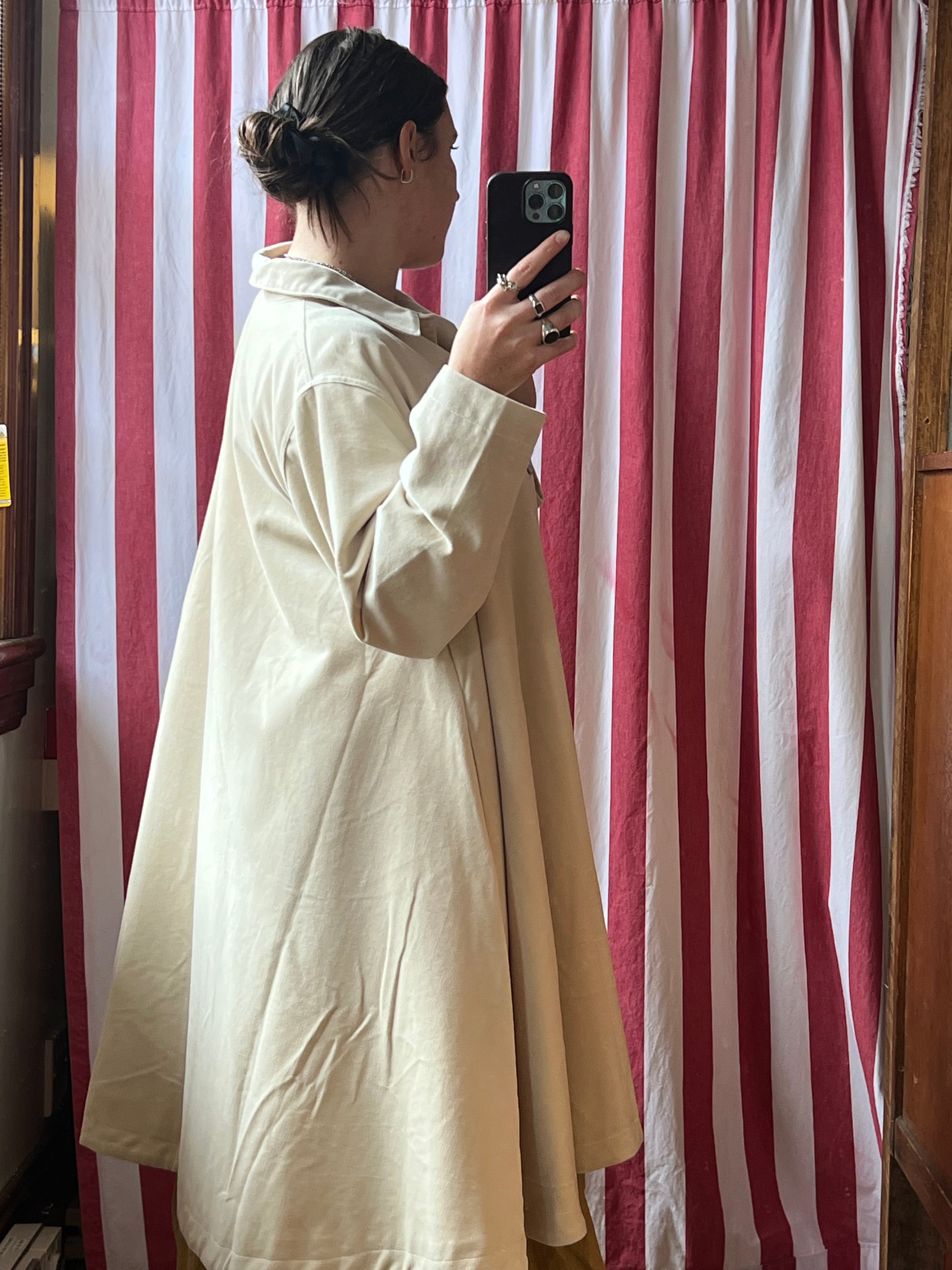 DEVILLE COAT - COTTON VELVET - Fawn