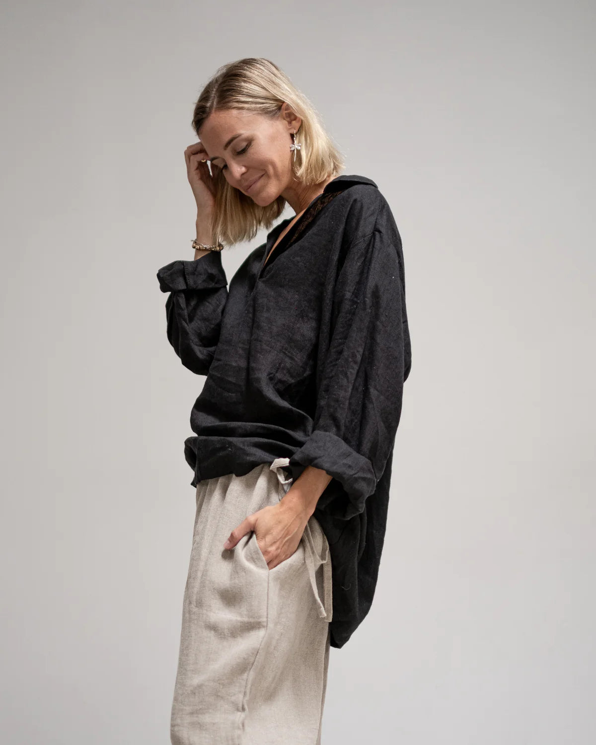 IRENA LINEN SHIRT