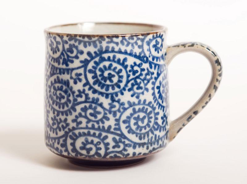 Japanese Tea Mug: Spiral - set of 2