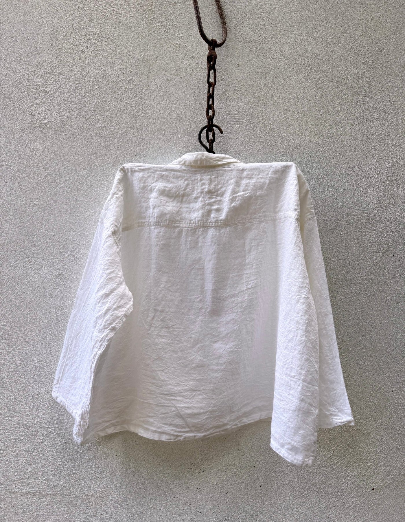 Libby Shirt Linen - White