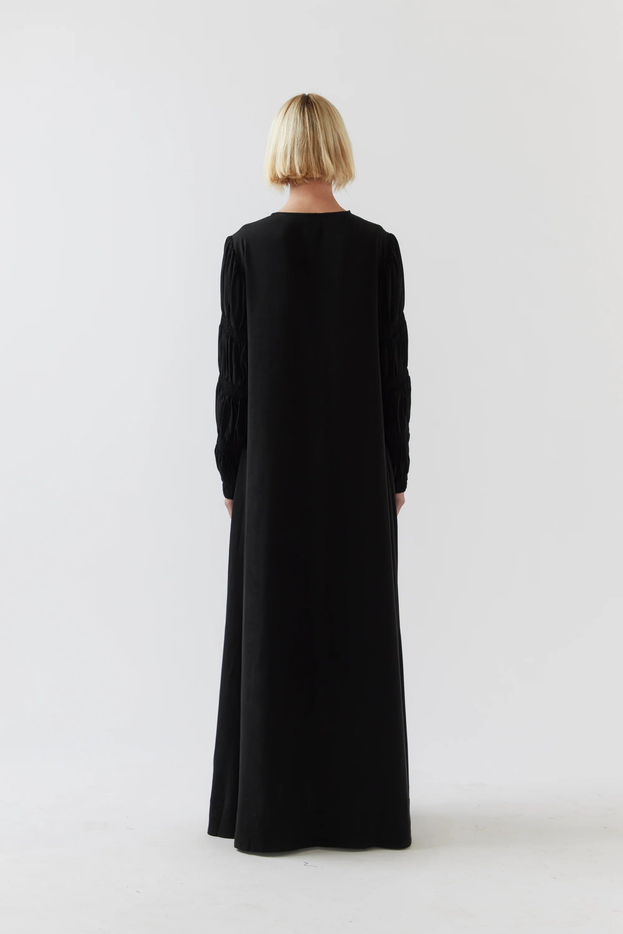 Marilyn Dress - Black Cupro