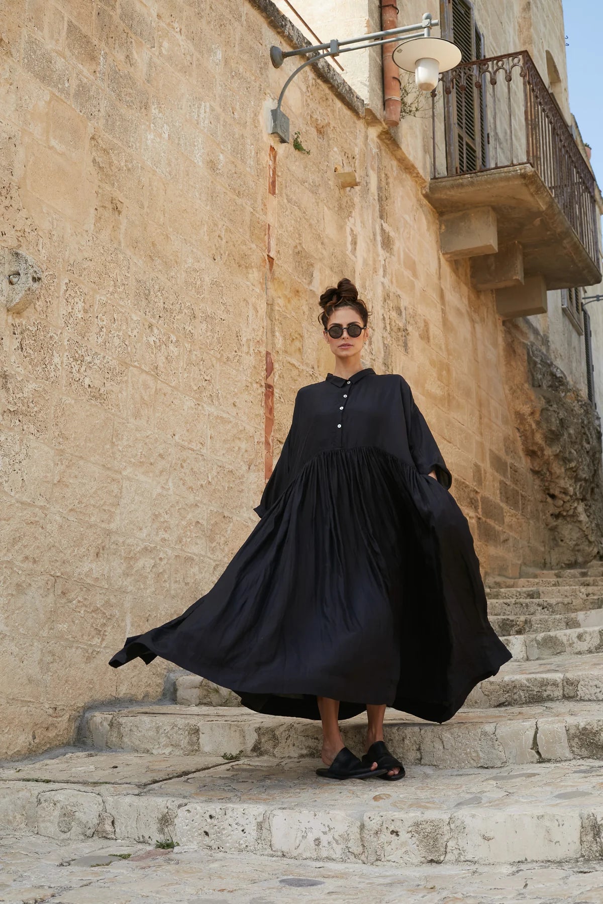 Edith Long Dress - Silk