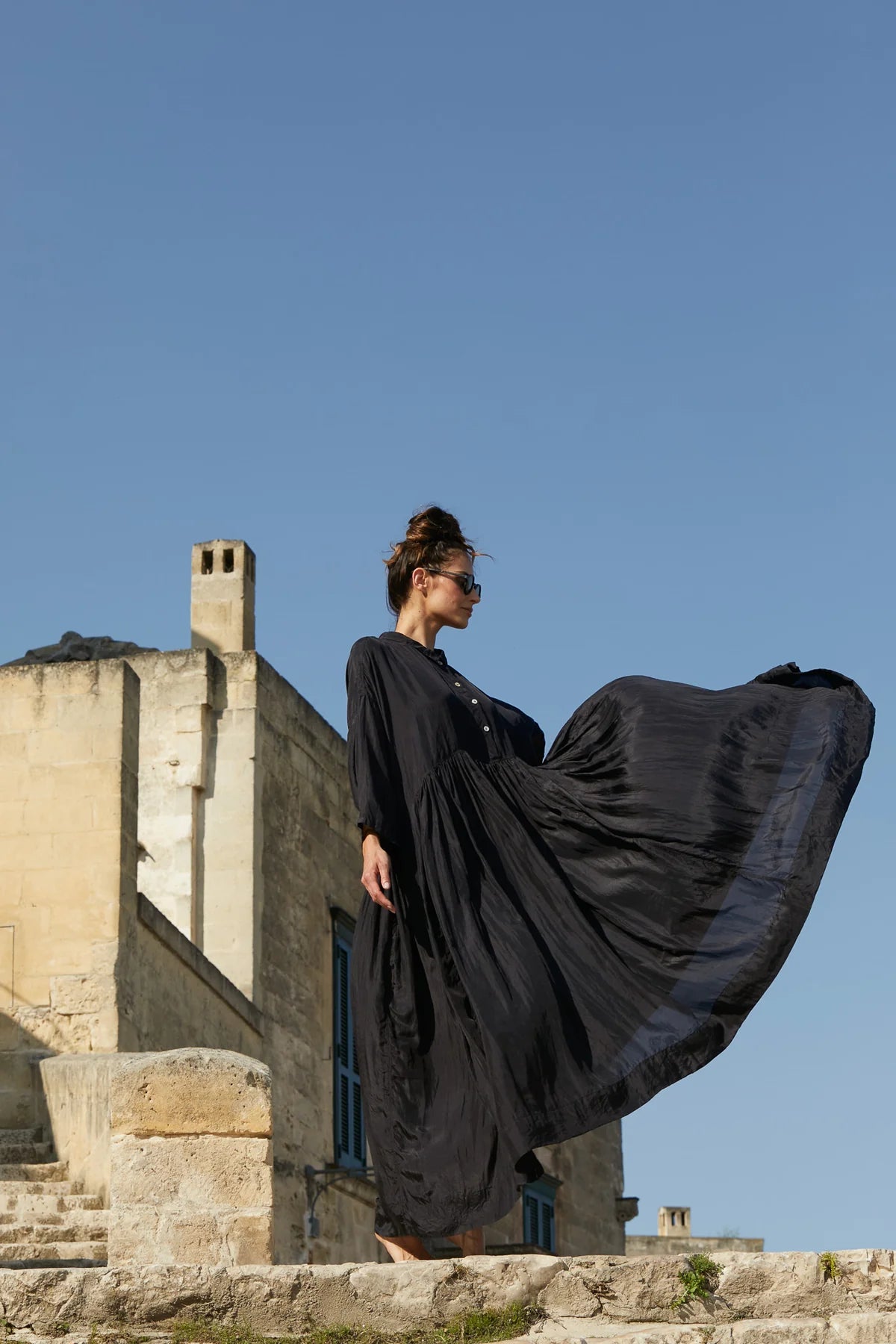 Edith Long Dress - Silk