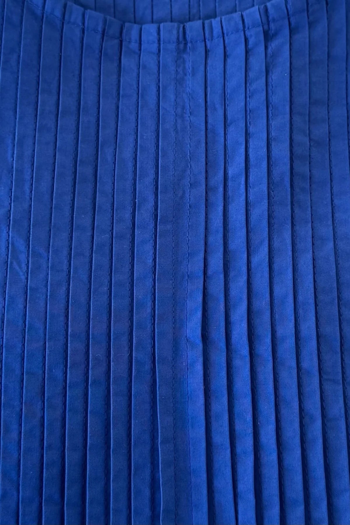 Asili Dress - Cotton Poplin - Cobalt