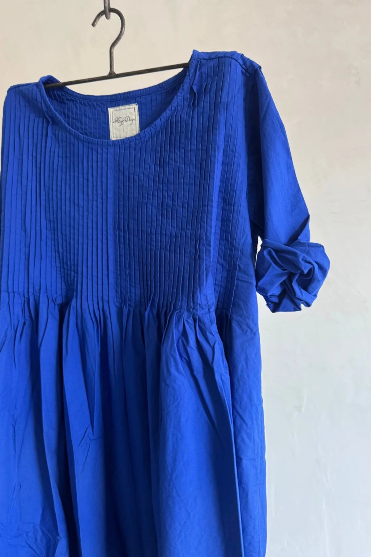 Asili Dress - Cotton Poplin - Cobalt