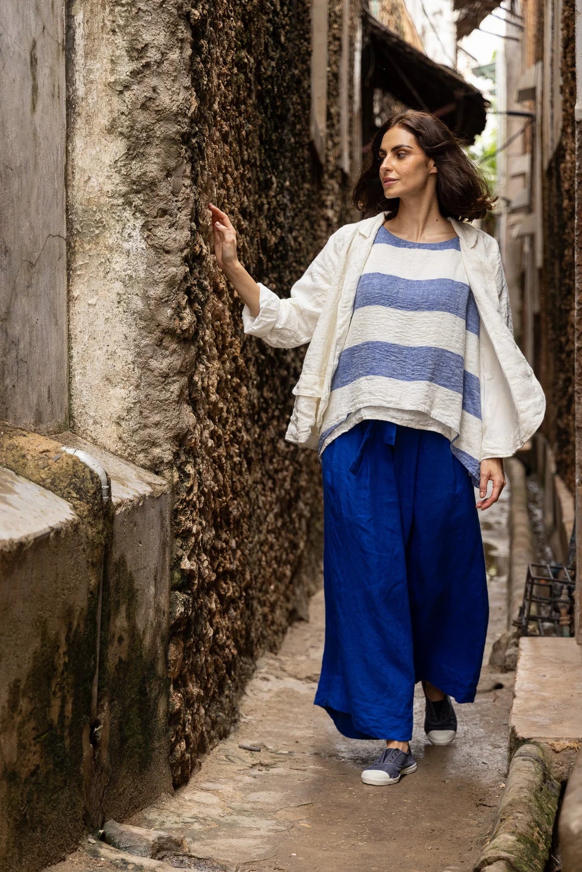 Baridi Jacket - Linen - White