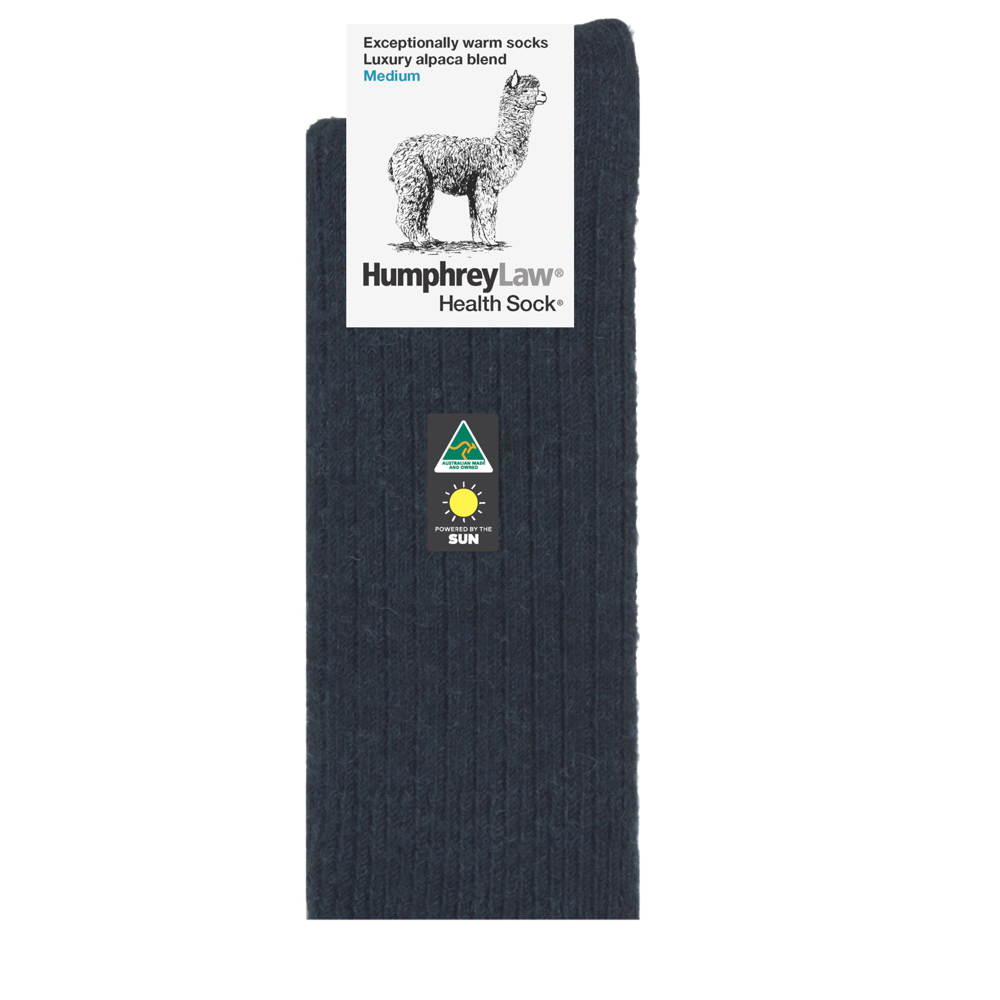 Alpaca Health Sock -Black