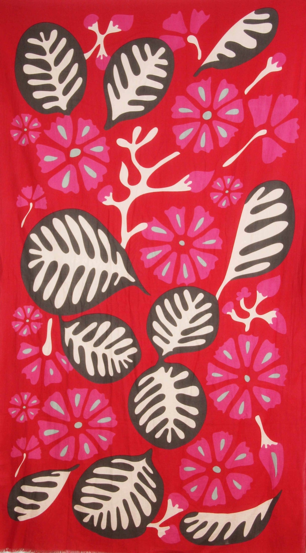 Equateur Organic Cotton Red Scarf