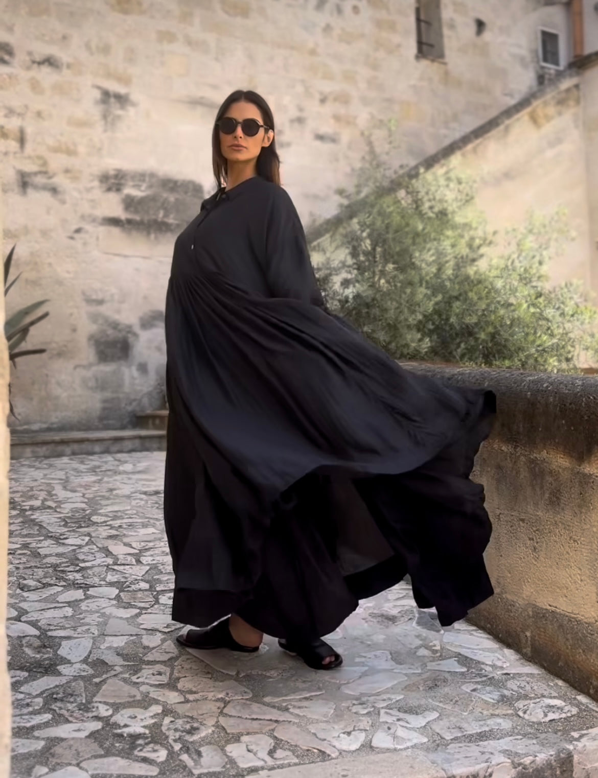 Edith Long Dress - Silk