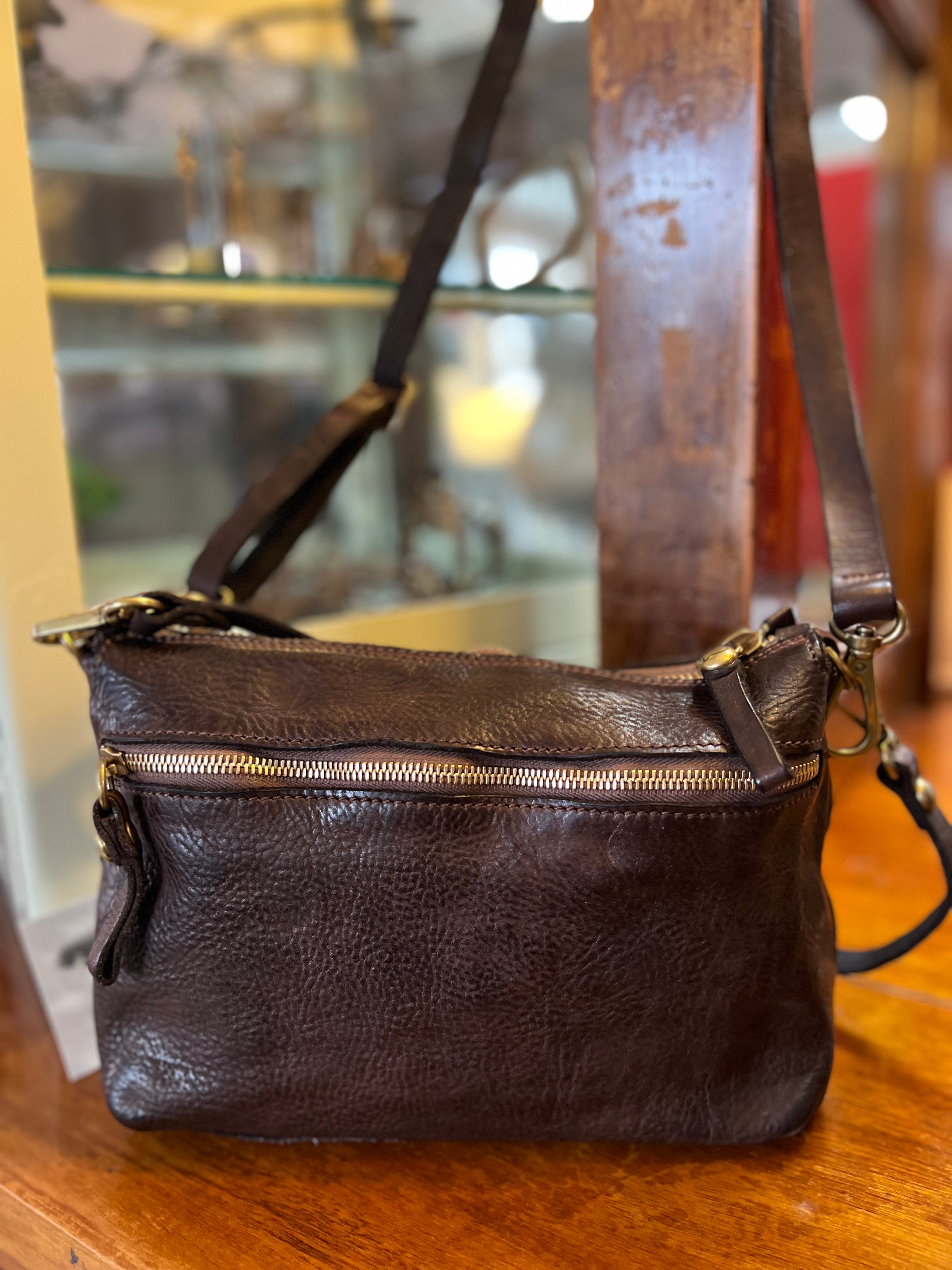 Leto Shoulder Bag - Dark Brown