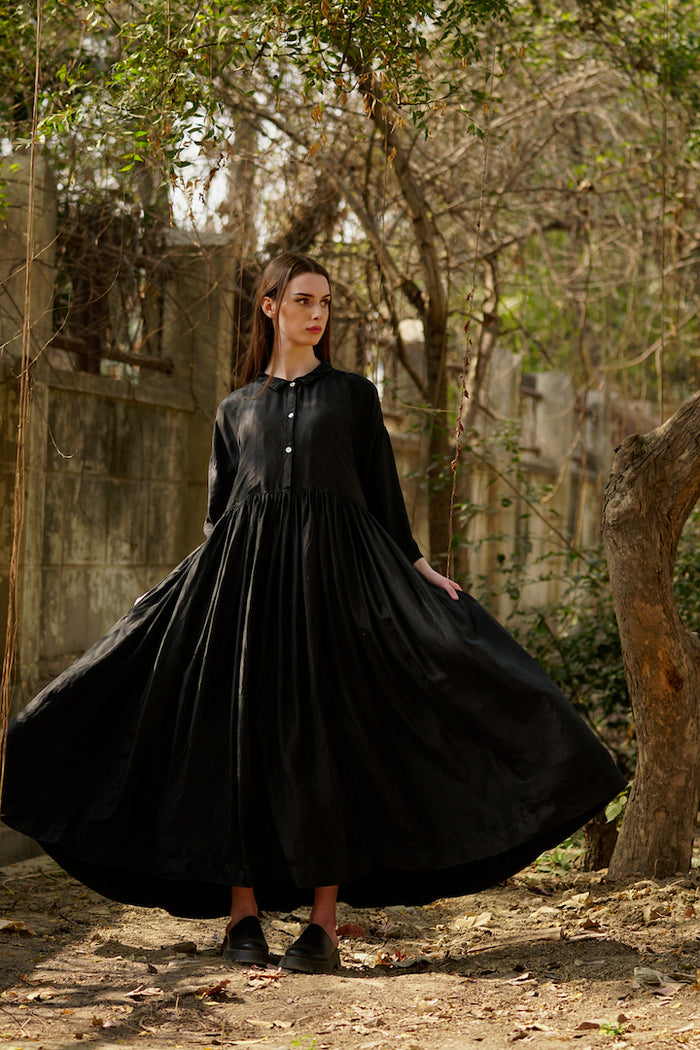 Edith Long Dress - Silk