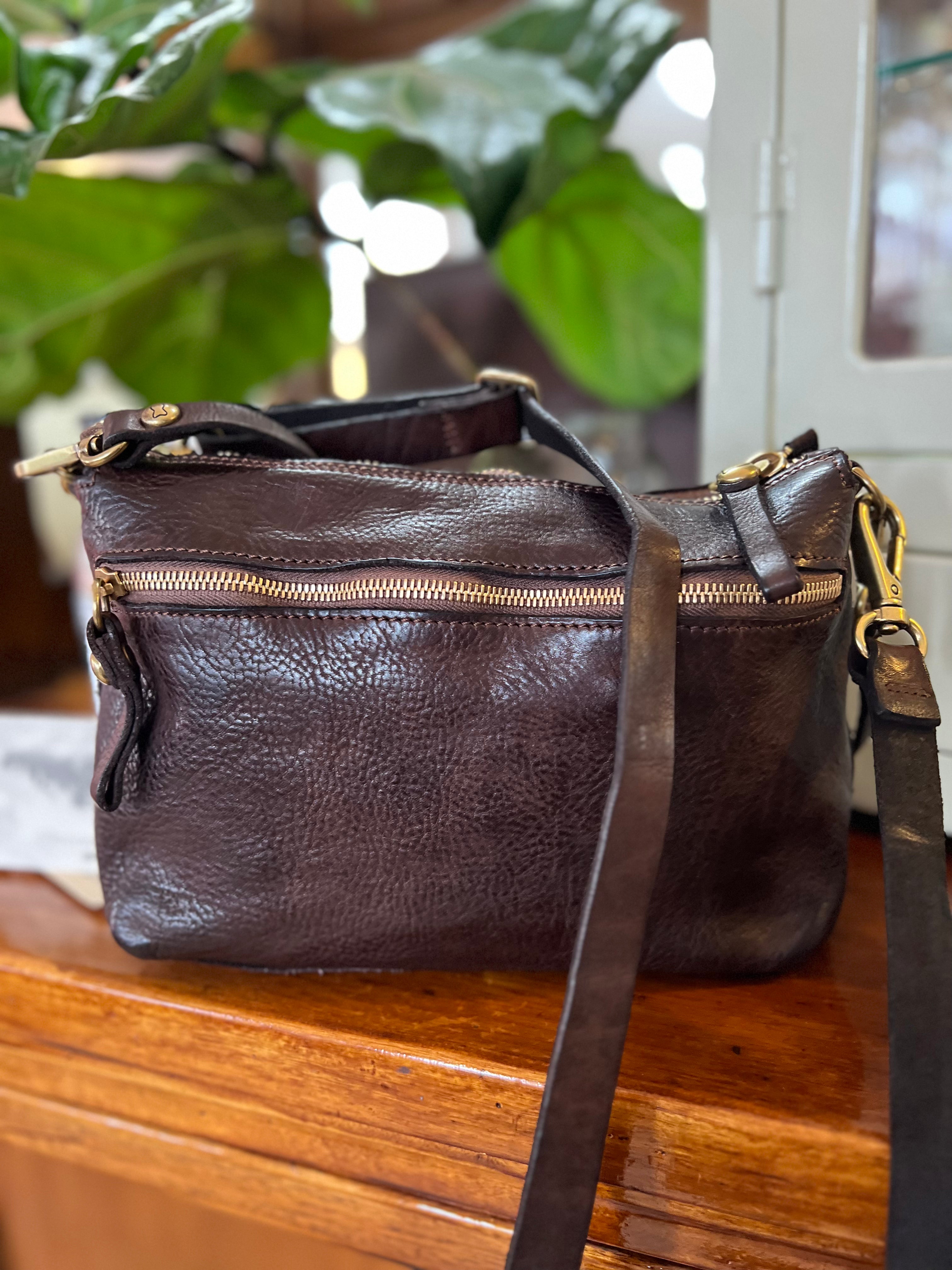 Leto Shoulder Bag - Dark Brown