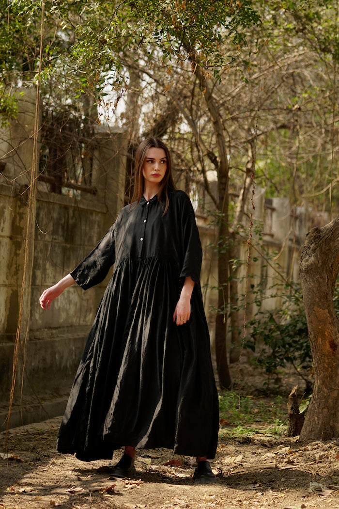 Edith Long Dress - Silk