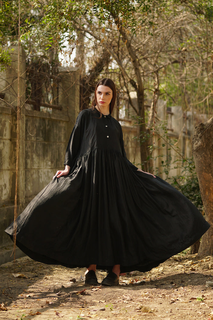Edith Long Dress - Silk