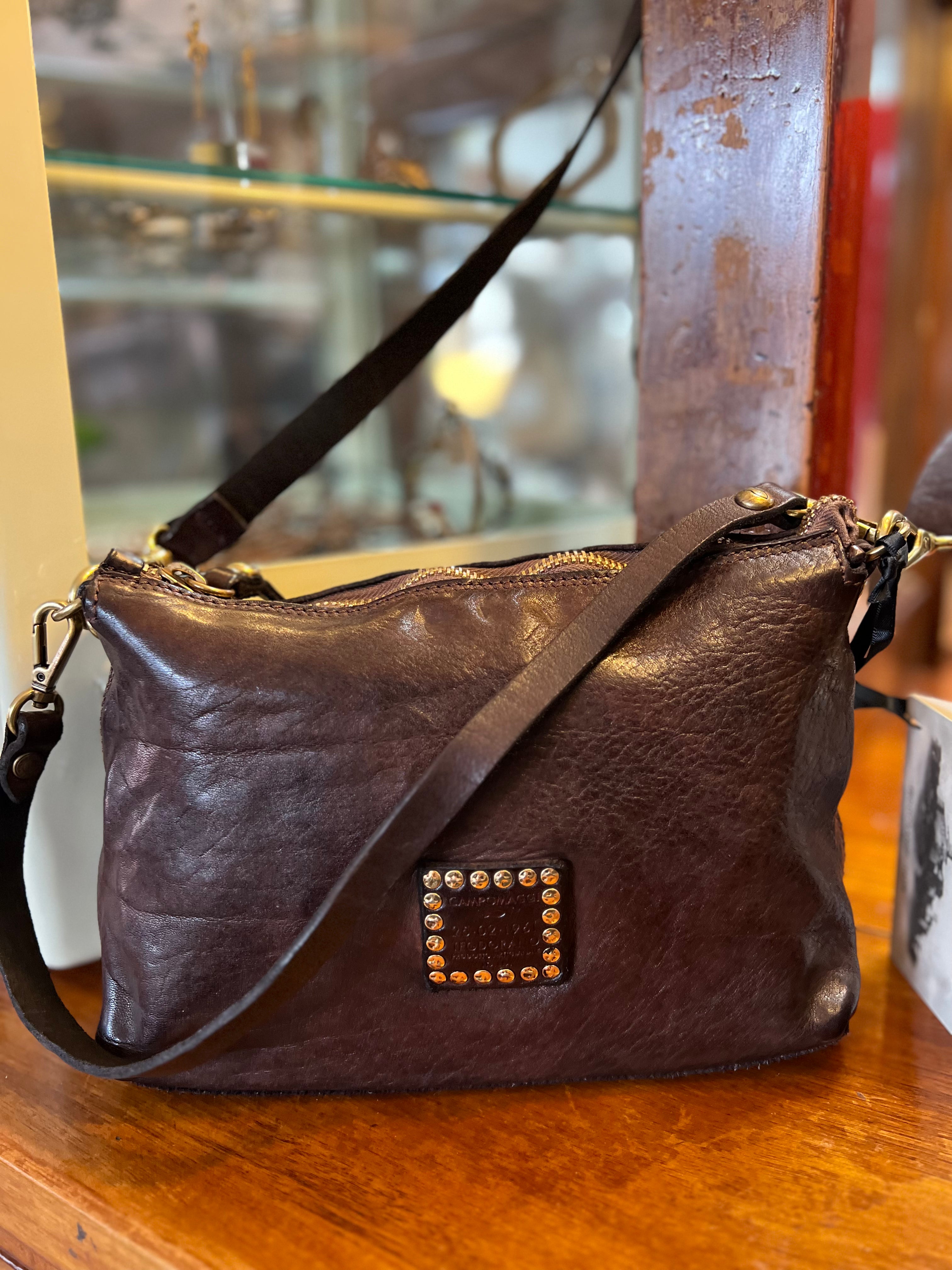 Leto Shoulder Bag - Dark Brown