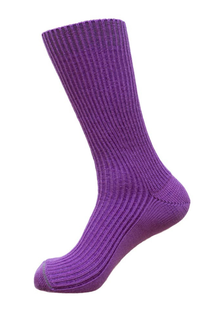 Narrawa Ribbed Local Merino - Purple