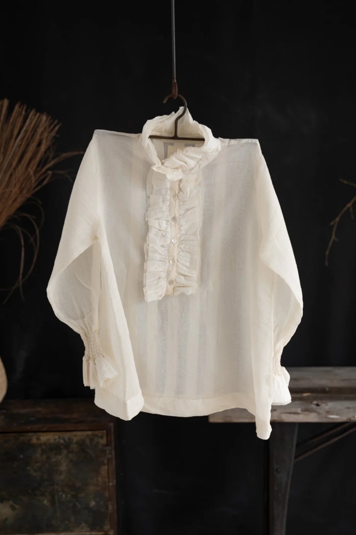 Odile Blouse - Silk Cotton cream