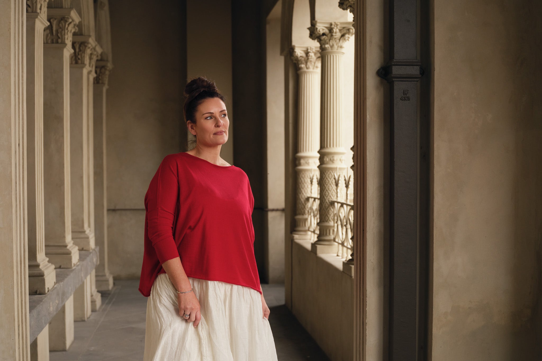 Emi Wool Jumper - red