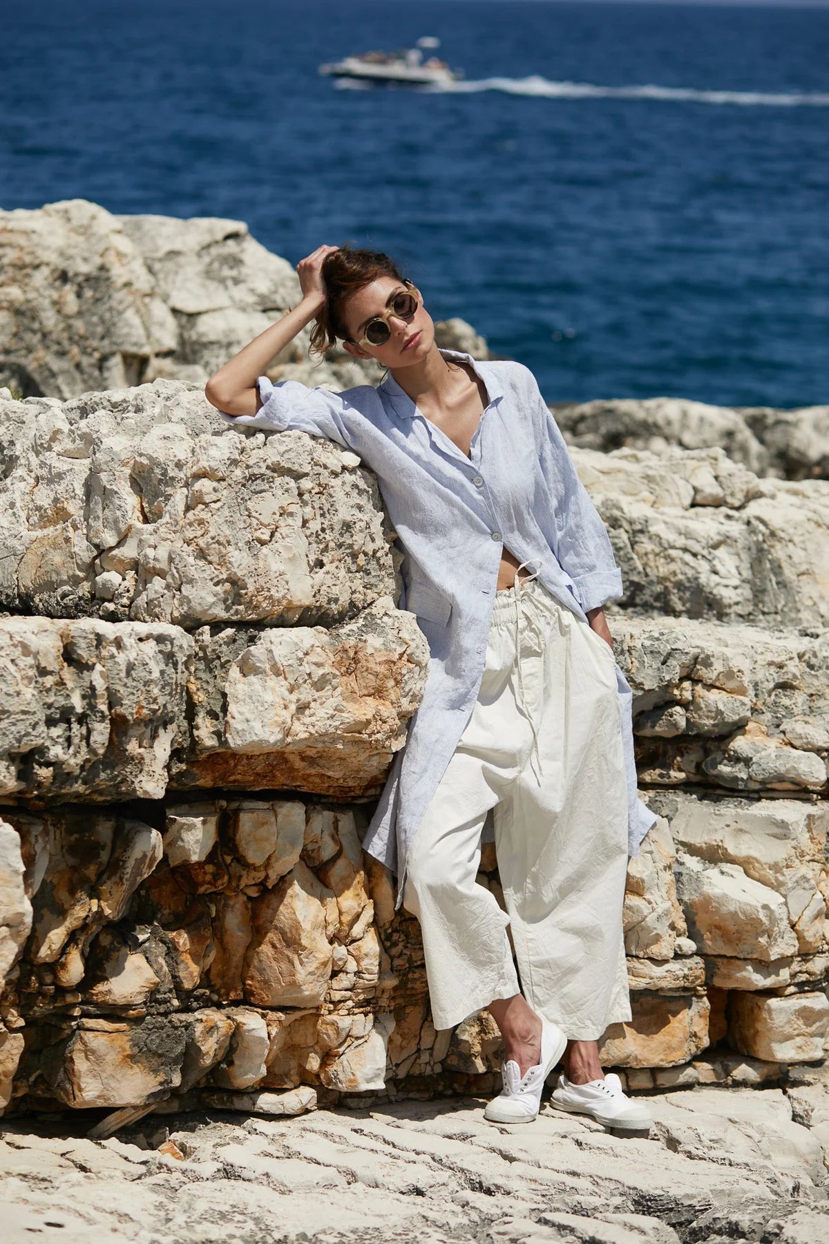 Remy Pants Cotton Twill - Cream
