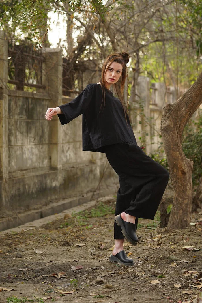 Remy Pants Cotton Twill - Black