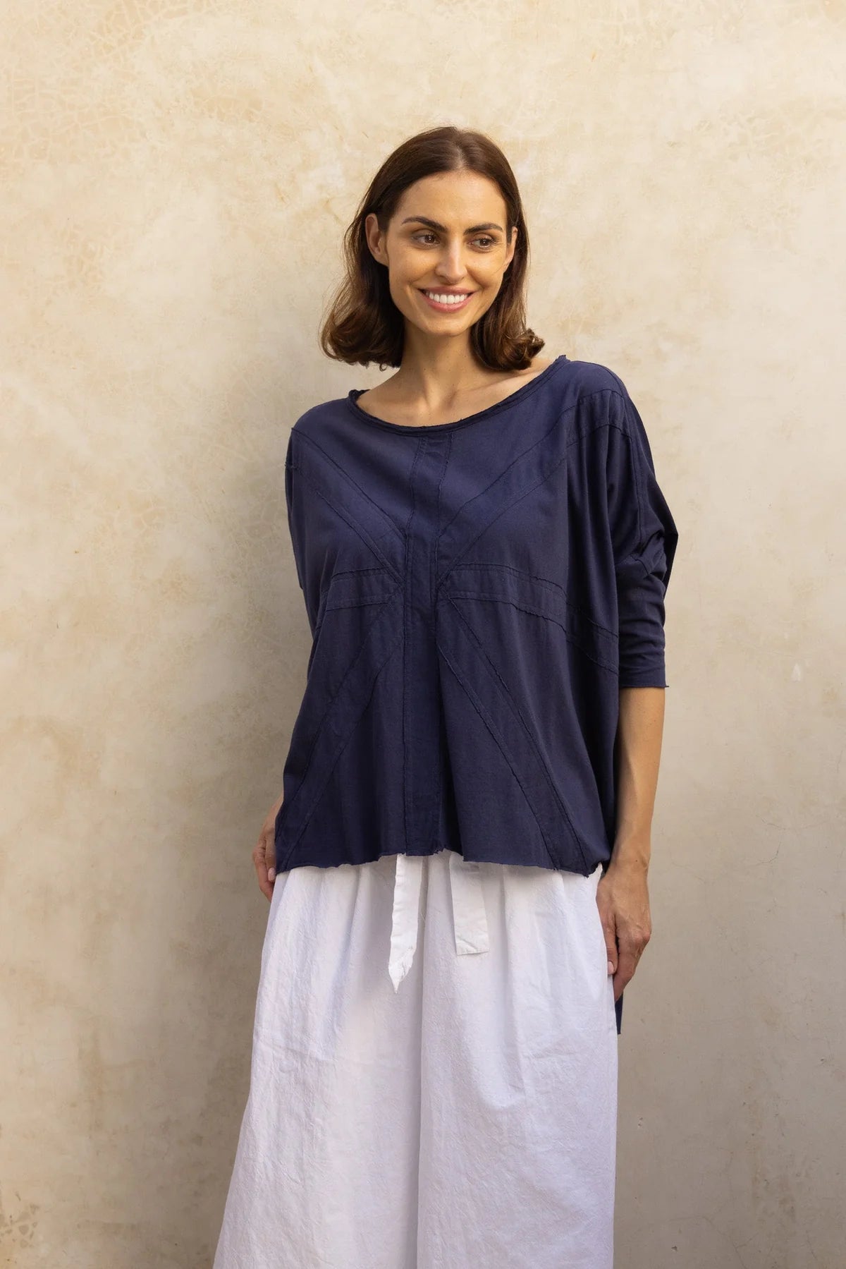 Union Tee - Cotton - Indigo