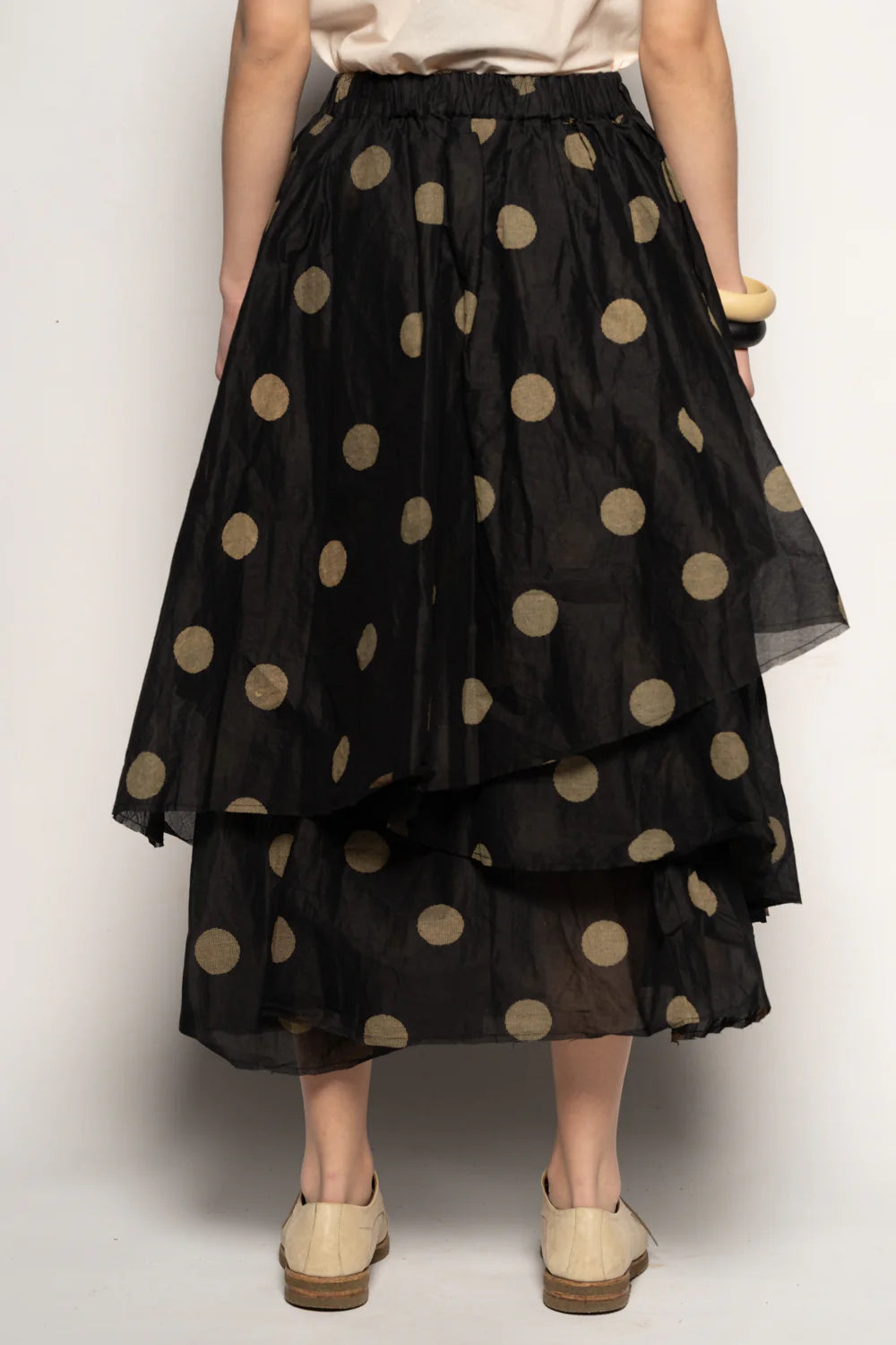 Dotto Layer Skirt - Cotton Organdy Black