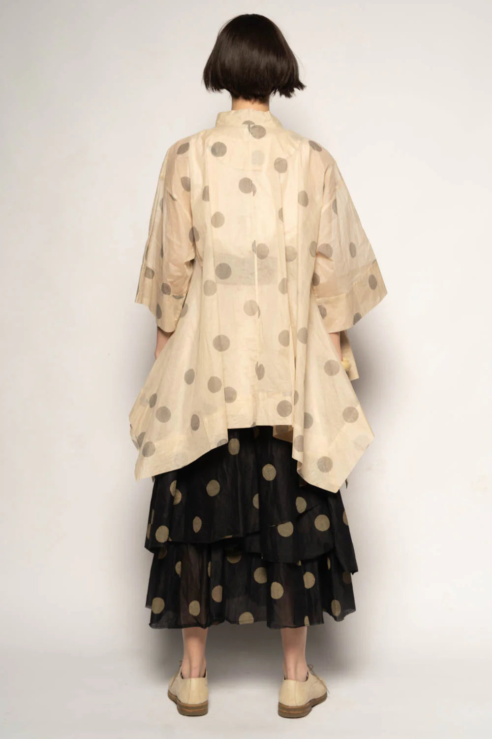 Dotto Duster Jacket - Cotton Organdy Natural