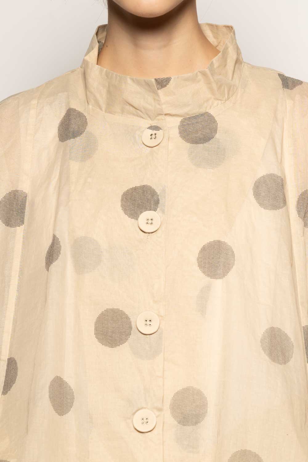 Dotto Duster Jacket - Cotton Organdy Natural