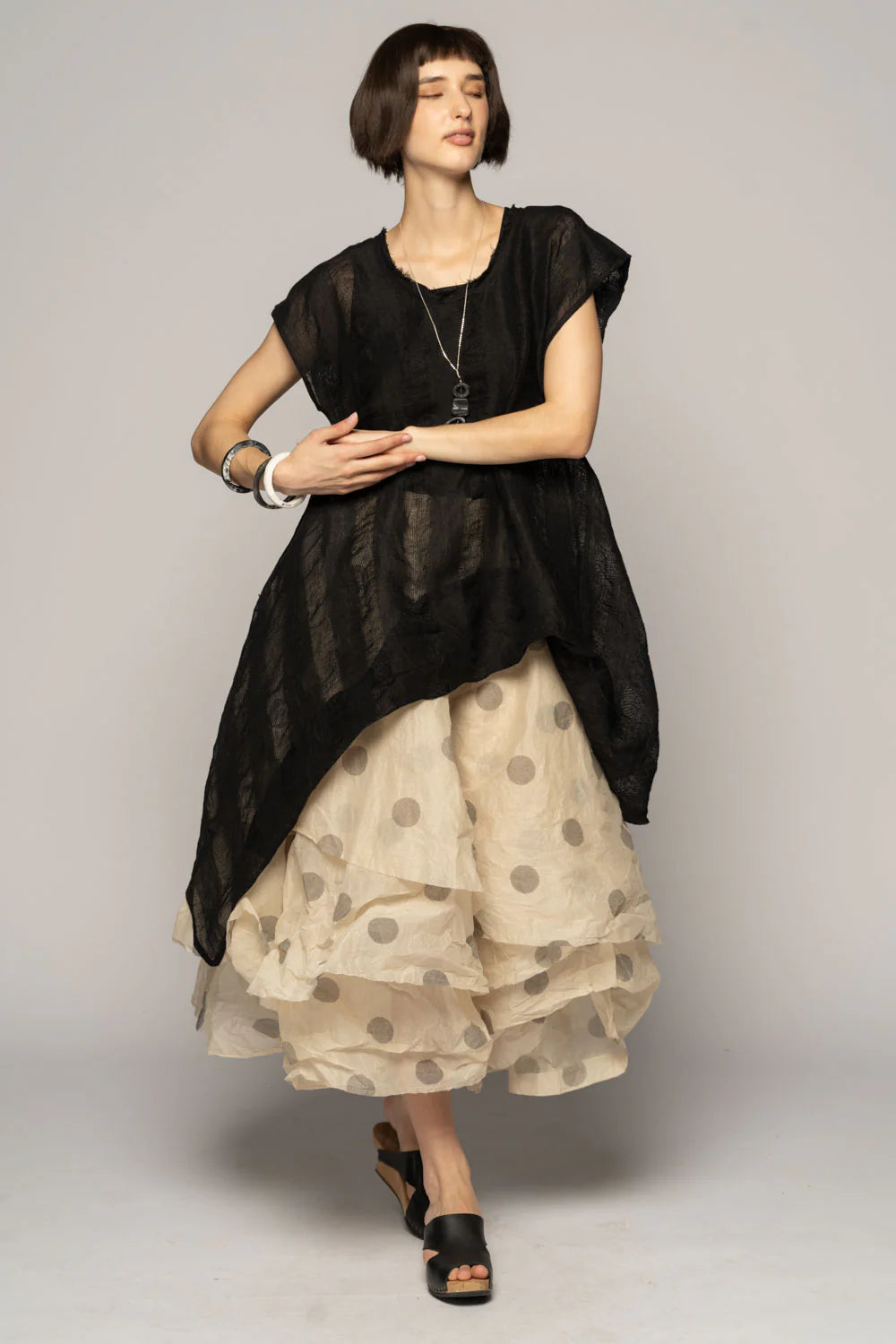 Frame Tunic - Linen Black