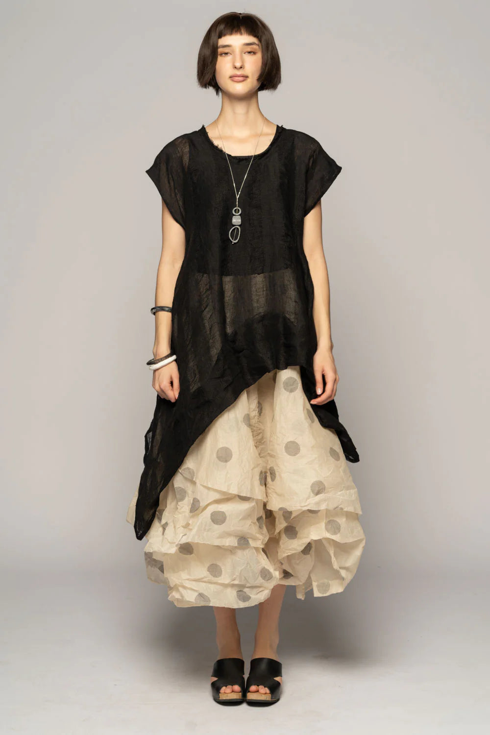 Frame Tunic - Linen Black