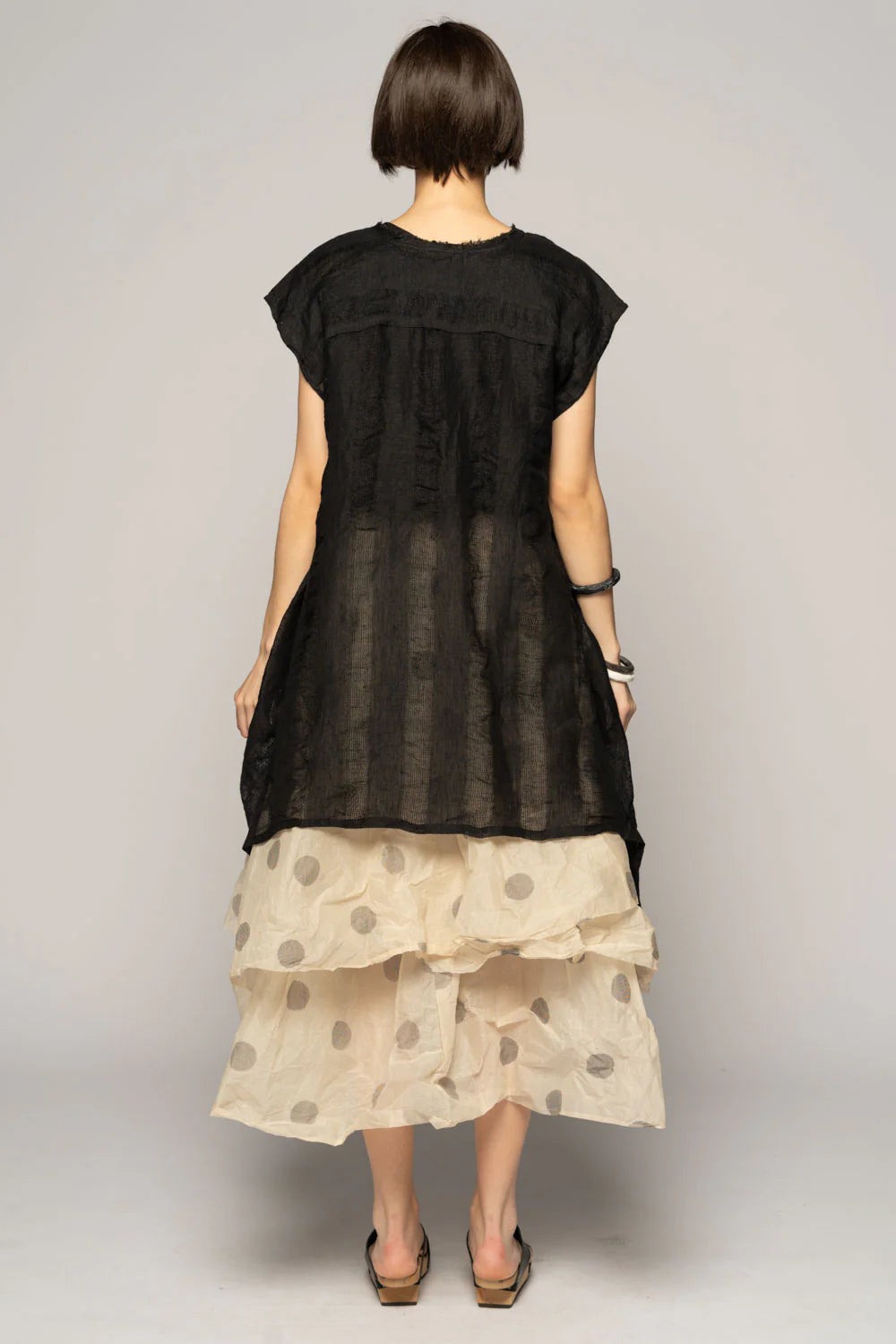 Frame Tunic - Linen Black