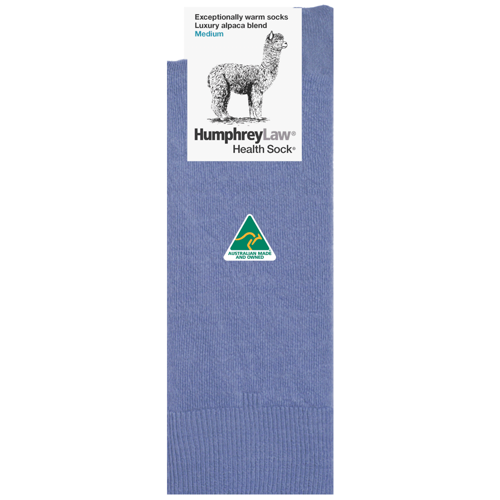 Baby Alpaca Blend Health Sock - Violet