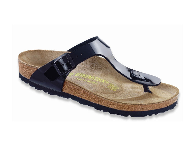 Gizeh black patent Birko-Flor Narrow