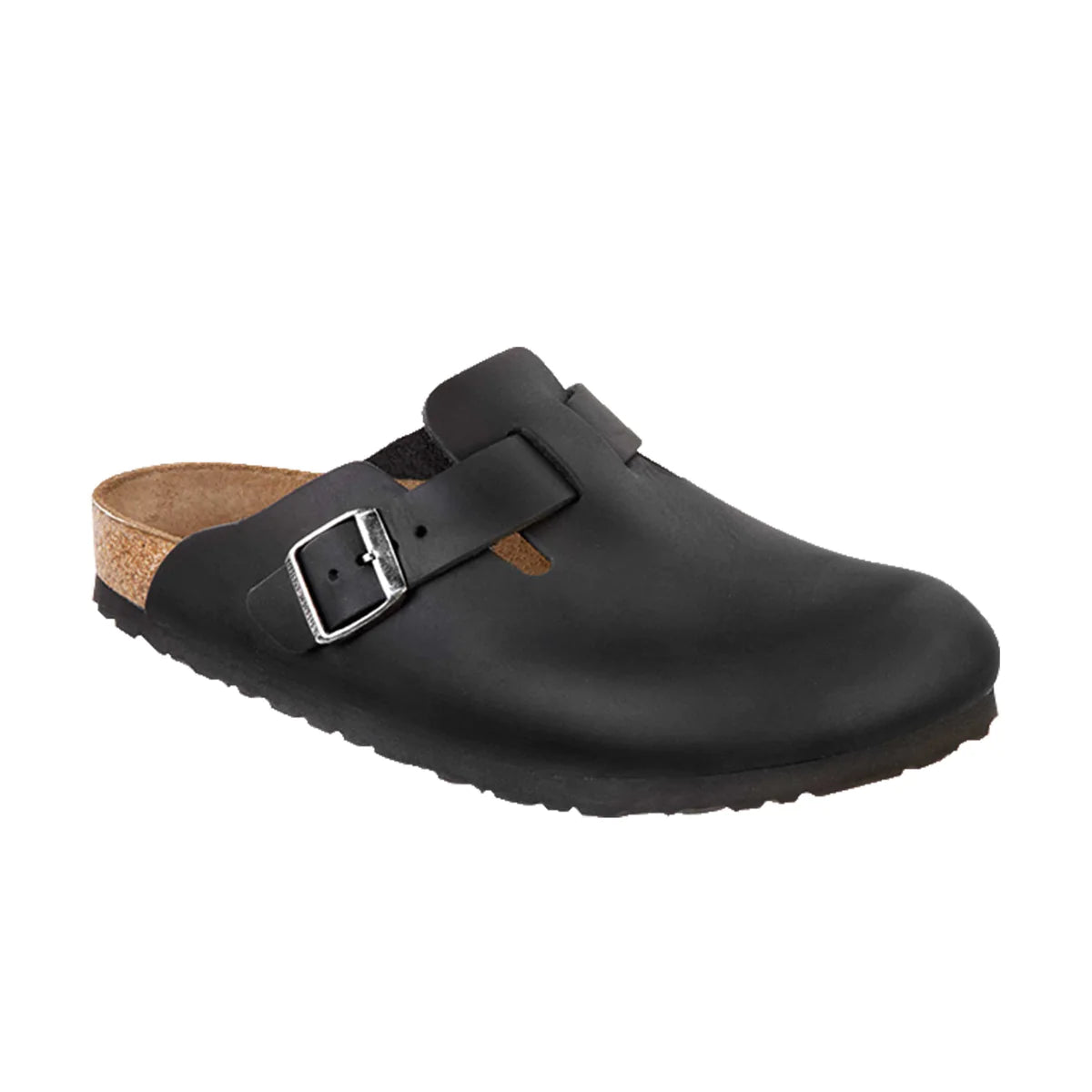 Boston Black Oiled Leather