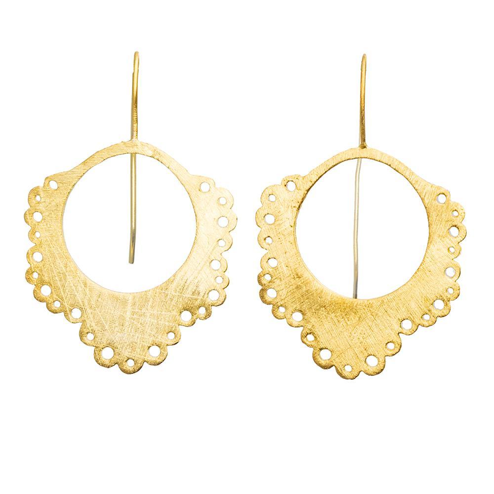 Gold Plate Beldi Earrings