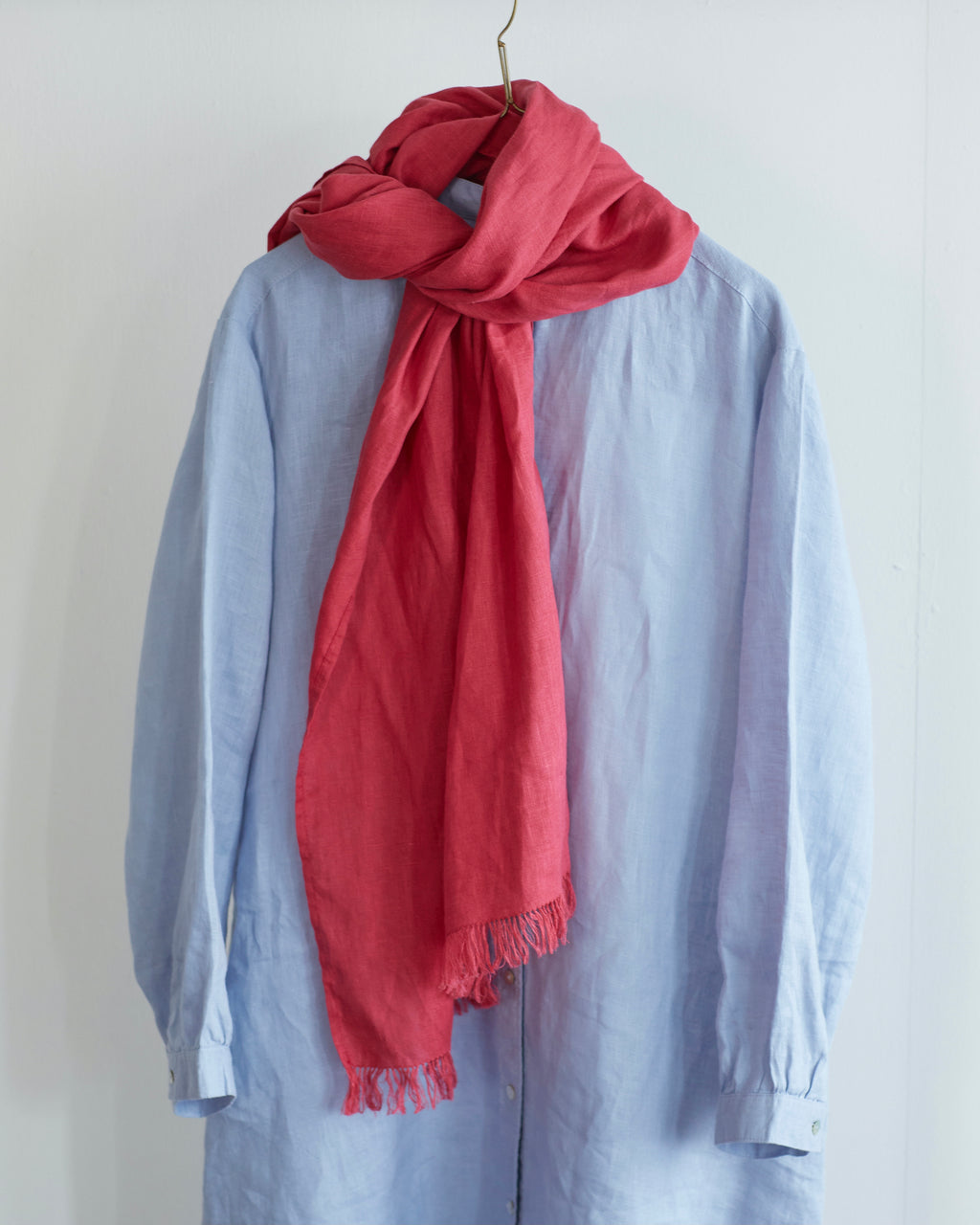roserie scarf: red rose