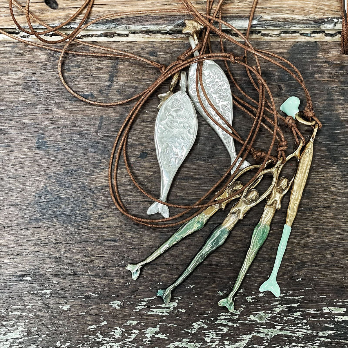 Baccala Pendant - Silver/Bronze