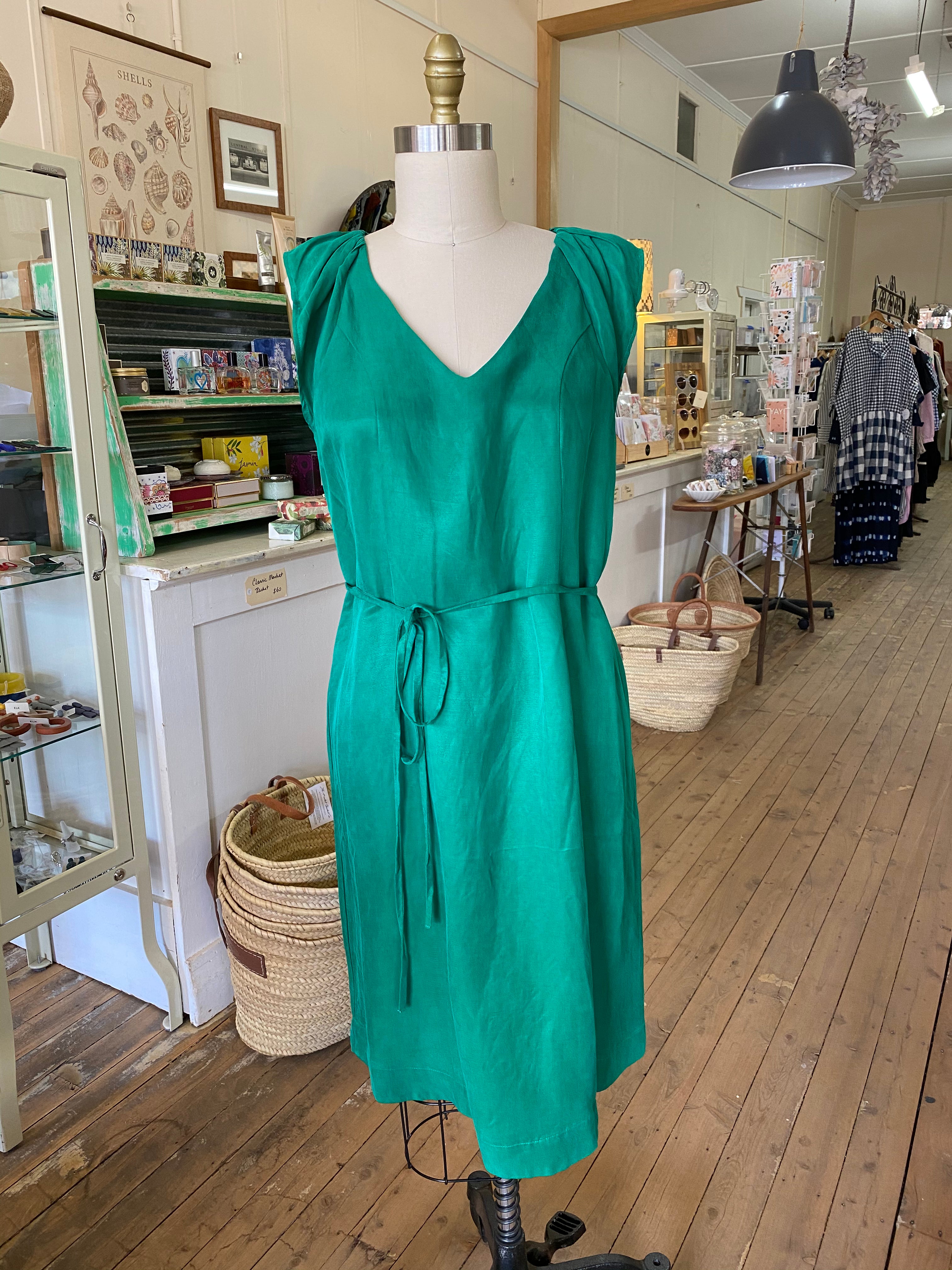 Leona Dress in Green