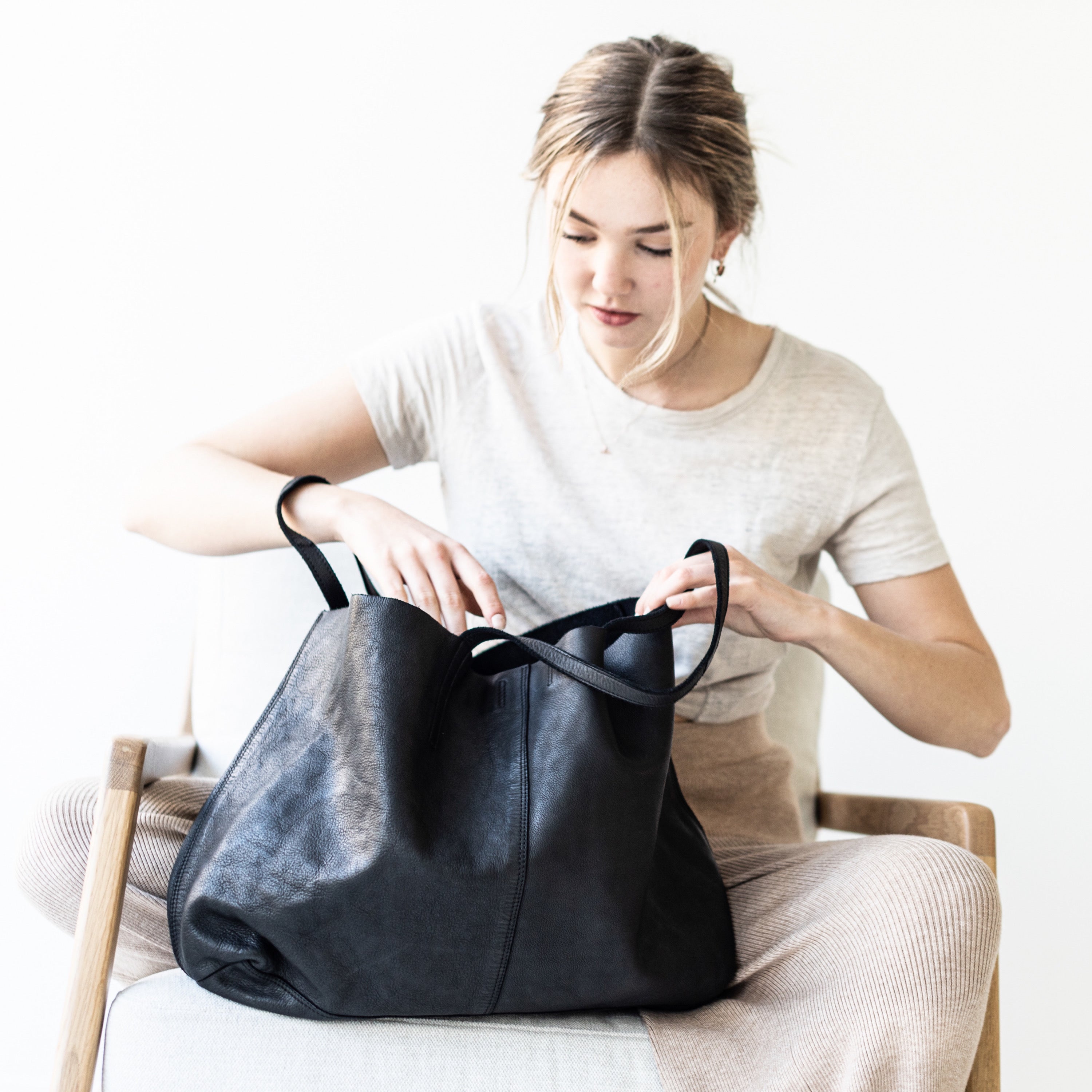 Classic Unlined Tote - Black