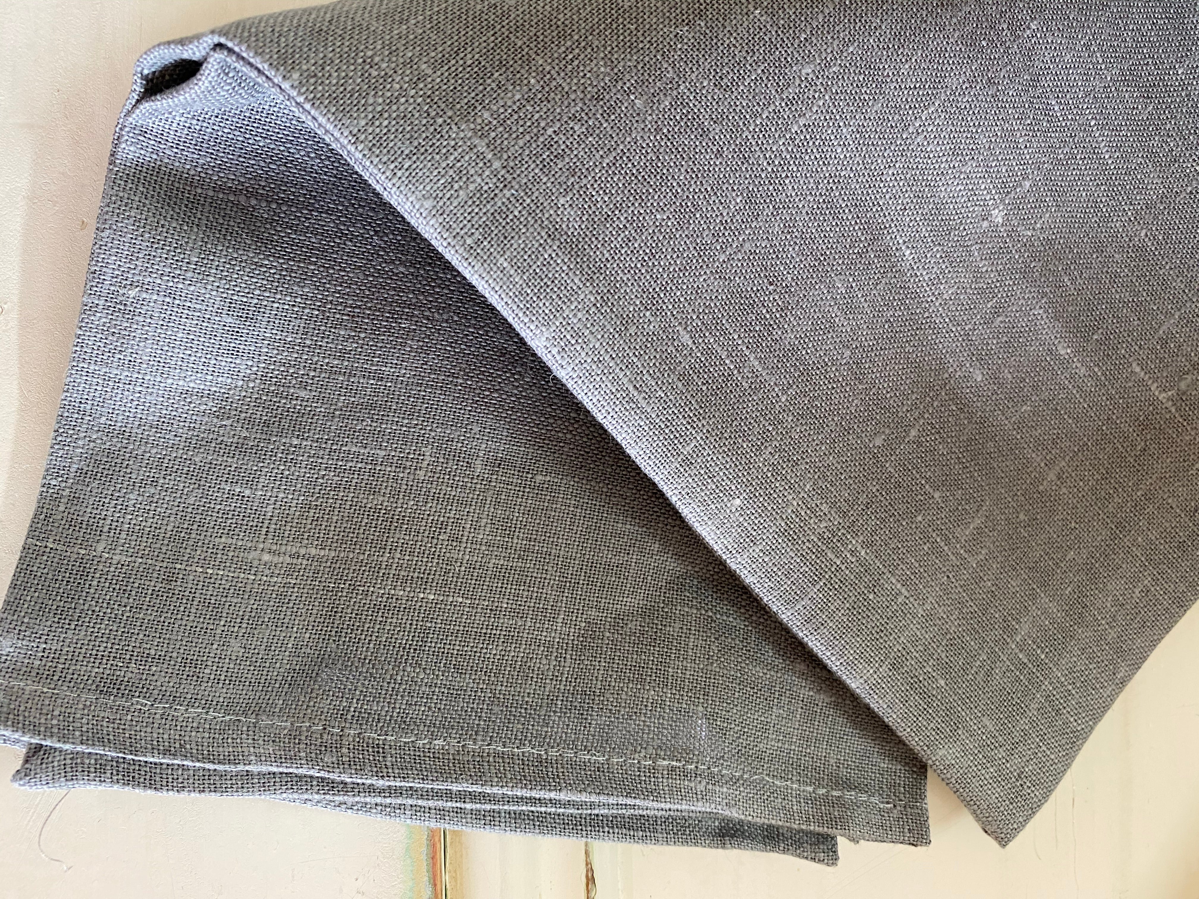 Lesueur Linen Tea Towel - Opal Grey